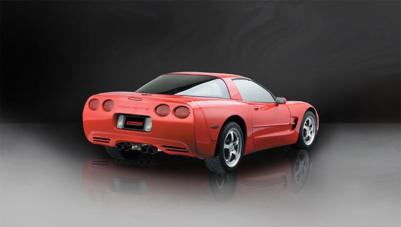 CORSA Performance 1997-2004 Chevrolet Corvette C5 Z06 5.7L V8 Black Xtreme Cat-Back + XO Exhaust - photo 2