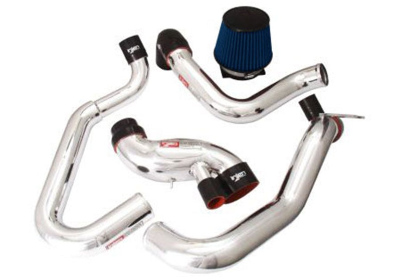 Injen 2003-2006 Evo 8/9/MR Cast Aluminum Intake System w/ Full Intercooler Piping Polished Short Ram Intake (injSP1898P)