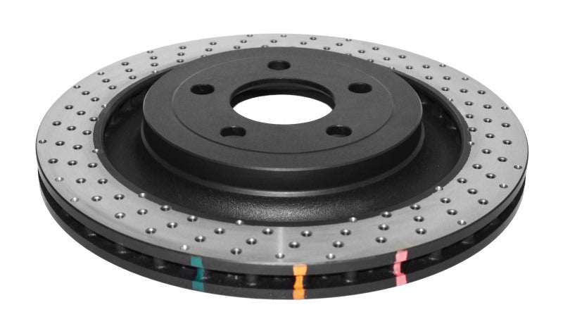 DBA Ford Mustang (S550) 4000 Series XD Drilled & Dimpled Rear Brake Rotor (DBA42165XD)