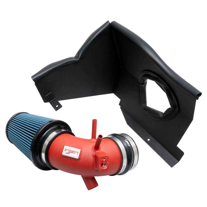 Injen 2022-2023 Kia Stinger 2.5L Turbo L4 Wrinkle Red Short Ram Tuned Intake System (injSP1352WR) - photo 3