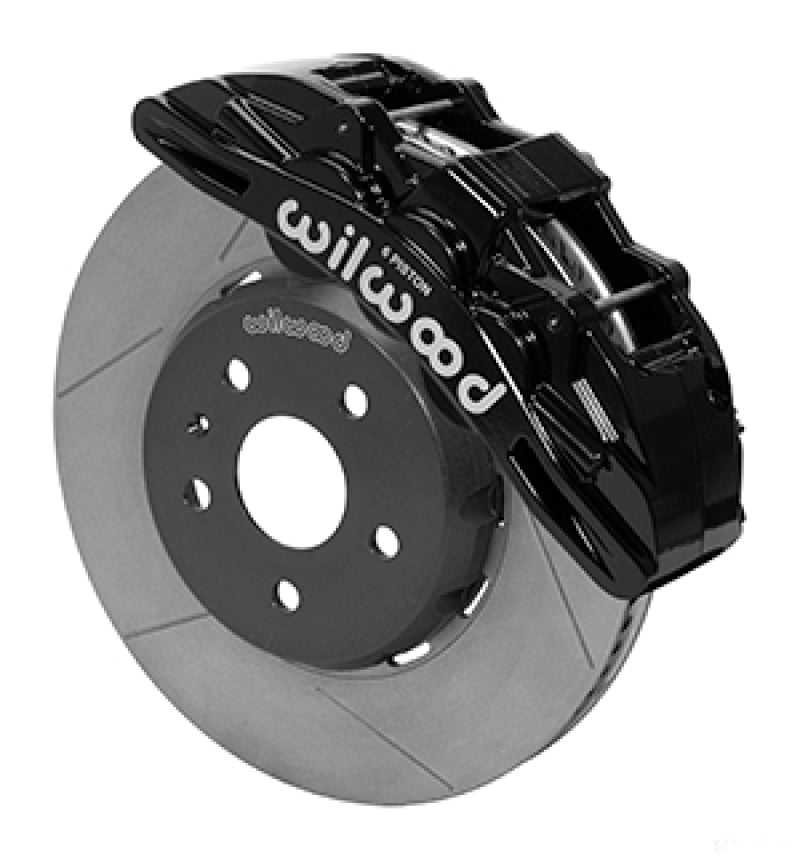 Wilwood 2016-2019 Chevrolet Camaro SS SX6R Front Big Brake Kit (14in) - Black / Slotted