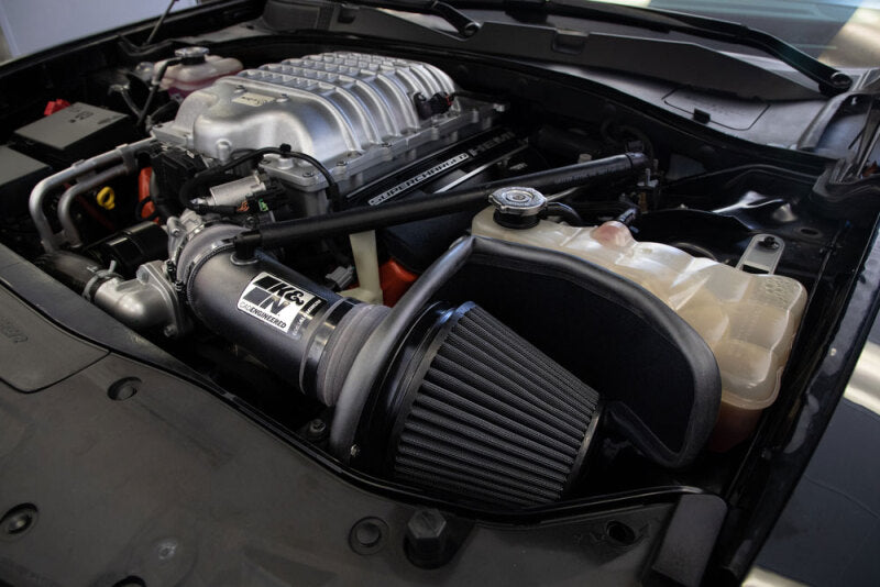 K&N 2017-2023 Dodge Charger/Challenger Hellcat SC 6.2L V8 DRYFLOW Performance Air Intake System (knn30-2553TTK) - photo 7