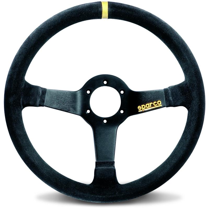 Sparco Steering Wheel 345 Suede Black (015R345MSN)