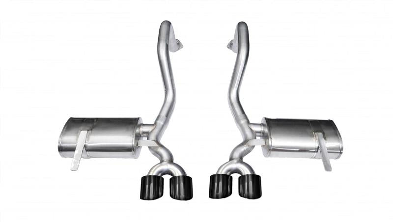 CORSA Performance 1997-2004 Chevrolet Corvette C5 Z06 5.7L V8 Black Xtreme Axle-Back Exhaust - photo 4