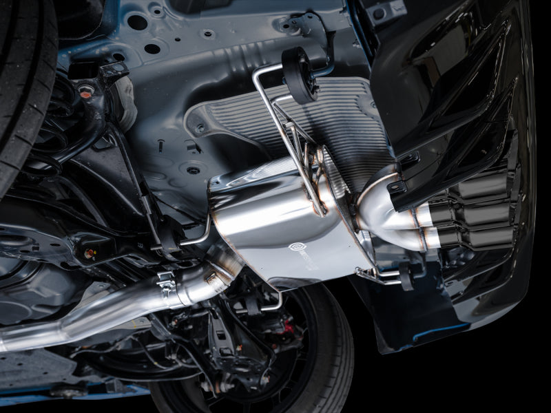 AWE Tuning 2023 Honda Civic Type R FL5 Touring Edition Exhaust with Triple Diamond Black Tips - photo 3
