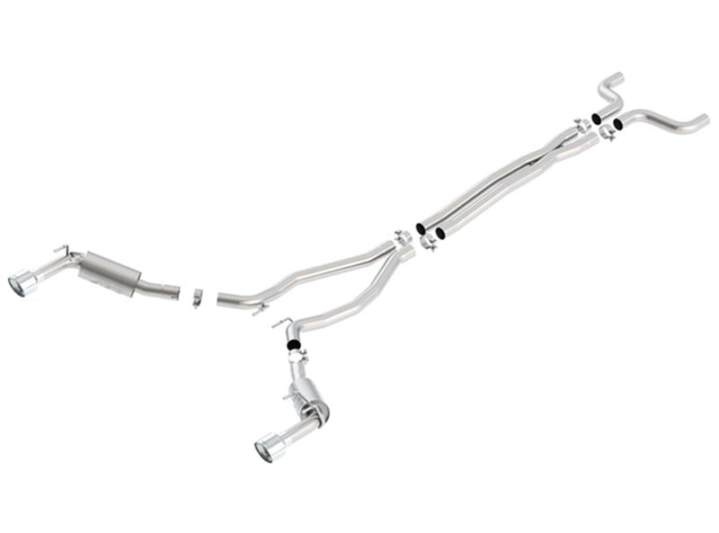 Borla 2014-2015 Chevrolet Camaro SS 6.2L V8 Single Split Rear Exit ATAK Cat-Back Exhaust - photo 4