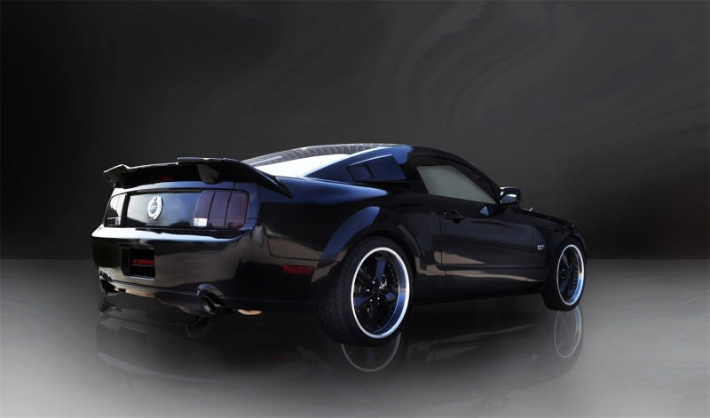 CORSA Performance 2005-2010 Ford Mustang Shelby GT500 5.4L V8 Black Xtreme Axle-Back Exhaust - photo 3
