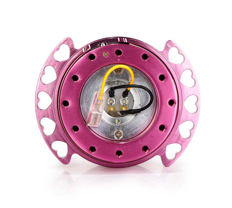 NRG Quick Release Kit - Pink Body/ Pink Heart Cutout Ring (SRK-222PK-PK) - photo 3