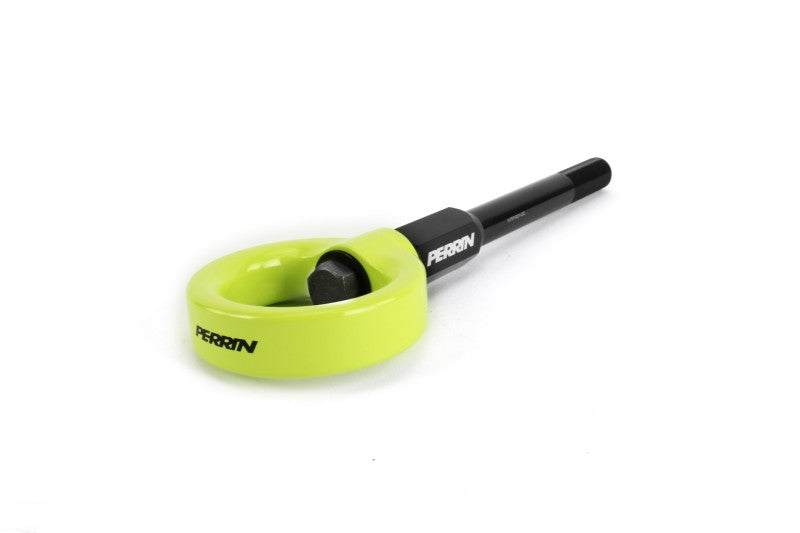 Perrin 02-07 Subaru WRX/STI Tow Hook Kit (Front) - Neon Yellow (PSP-BDY-230NY)