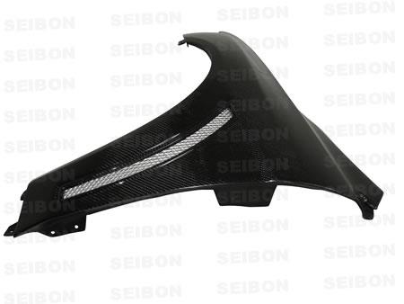 Seibon 2008-2012 Mitsubishi Evo X 10mm Wider Carbon Fiber Fenders - photo 3