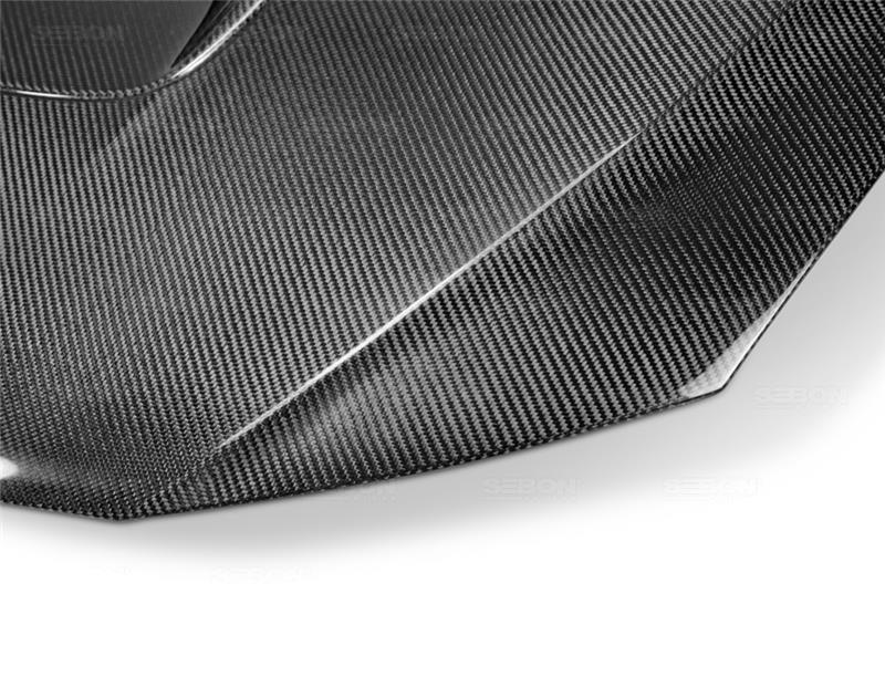 Seibon 2008-2009 Subaru WRX/STI OEM Carbon Fiber Hood - photo 5