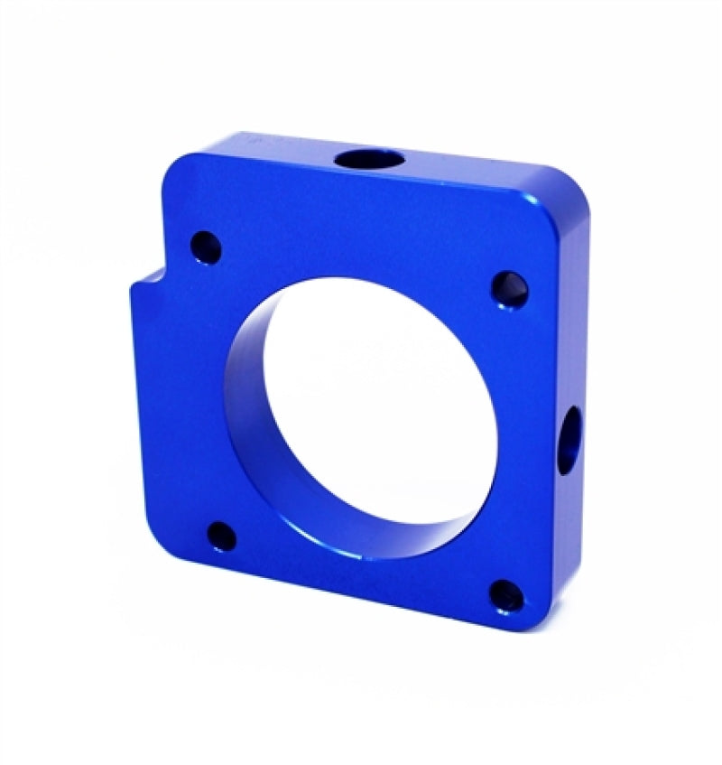 Torque Solution Throttle Body Spacer (Blue) Subaru WRX 2006-2014 / STI 2004-2015 (tqsTS-TBS-027BU)