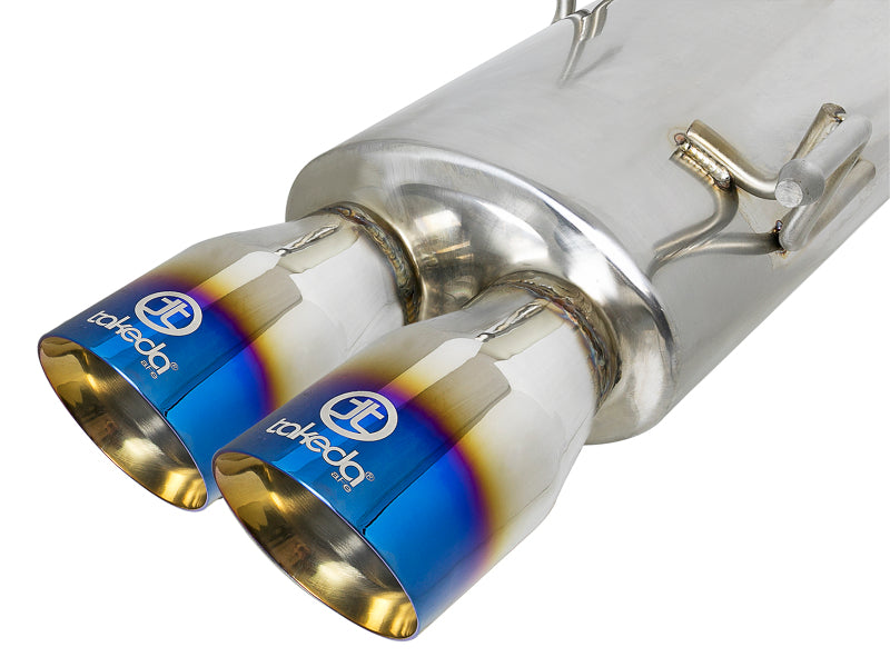 aFe Takeda 3in 304 Stainless Steel Cat-Back Exhaust System 2015-2018 Subaru WRX/WRX STI H4-2.0/2.5L - photo 2