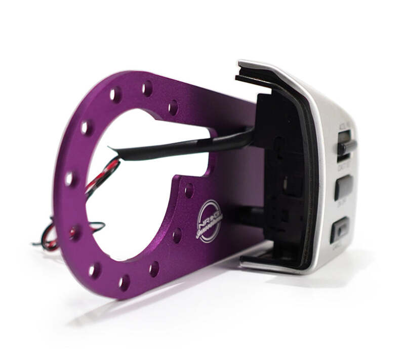 NRG Steering Wheel 350Z Cruise Control Relocation Kit - Purple (STR-500PP-350Z) - photo 3