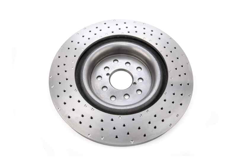 DBA Subaru Impreza WRX STI (GD) / WRX/STI (GR/GV) / WRX/STI (VA) 4000 Series XD Drilled & Dimpled Front Brake Rotor (DBA43050XD-10)