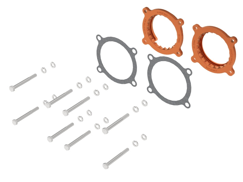 aFe 2024 Ford Mustang GT/ 2024 Ford Mustang Dark Horse V8 5.0L Silver Bullet Throttle Body Spacer (afe46-33026N) - photo 2