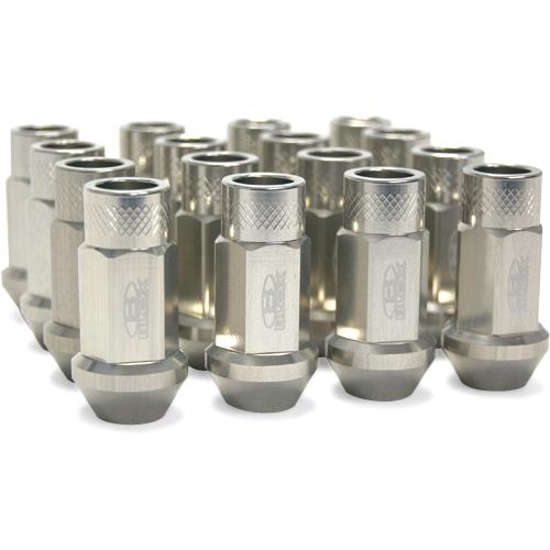 BLOX Racing Street Series Forged Lug Nuts - Silver - 12x1.25 - Single (BXAC-00105-SSSI)