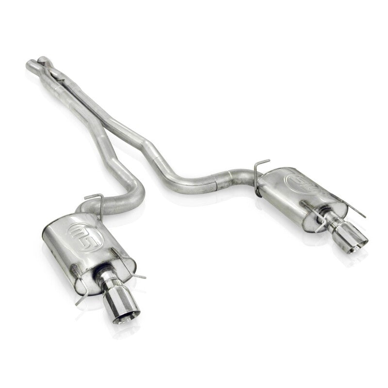 Stainless Works 2009-2015 Cadillac CTS-V Sedan 3in Cat-Back System X-Pipe Turbo S-Tube Mufflers 4in Tips