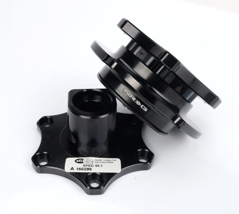 NRG Quick Release SFI SPEC 42.1 - Shiny Black Body / Shiny Black Ring (SRK-R200BK-BK) - photo 3