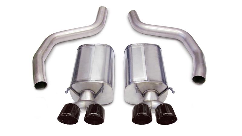 CORSA Performance 2006-2013 Chevrolet Corvette C6 Z06 7.0L V8 Black Sport Axle-Back Exhaust - photo 4