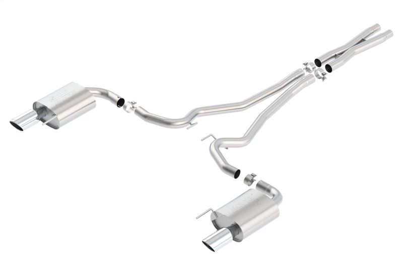 Borla Atak S Cat-Back 2015-2017 Ford Mustang GT 5.0L V8 MT/AT 2.5in pipe 4in tip - photo 3