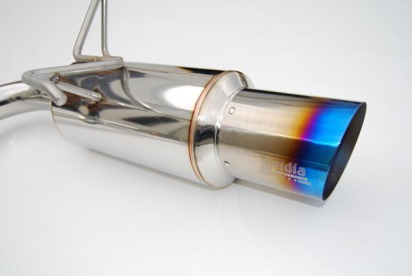 Invidia 2008-2011 STi Hatch / 2011 WRX Hatch Dual N1 Single Layer Titanium Tipped Cat-Back Exhaust - photo 2