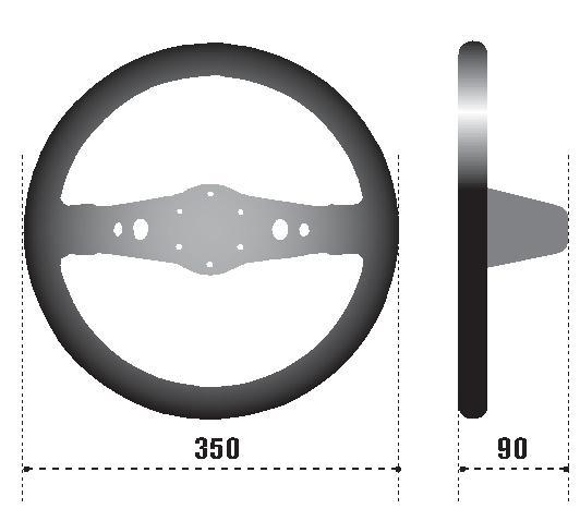 Sparco Steering Wheel 215 Suede Black (015R215CSN) - photo 3
