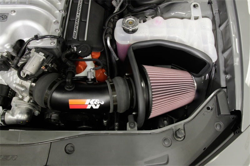 K&N 2017 Dodge Challenger Hellcat SC V8-6.2L F/l Typhoon Air Intake (knn69-2553TTK) - photo 6