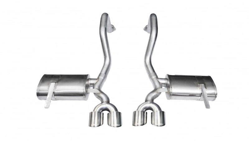 CORSA Performance 1997-2004 Chevrolet Corvette C5 Z06 5.7L V8 Polished Xtreme Axle-Back Exhaust