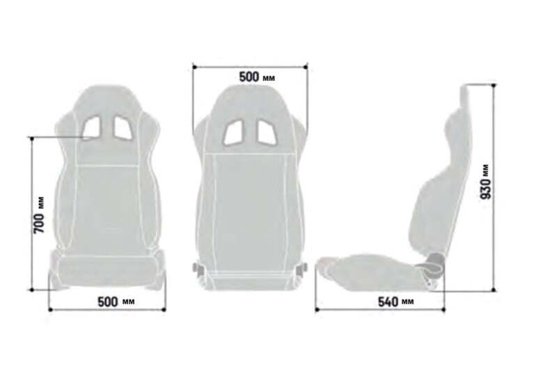 Sparco Seat R100 Black/Grey (009014NRGR) - photo 2