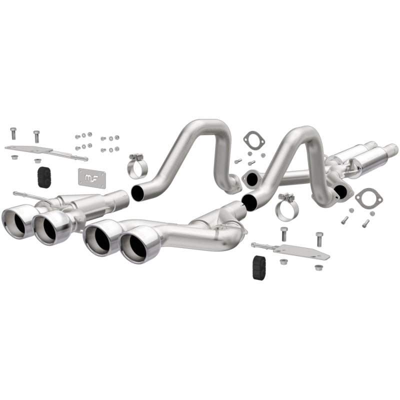 Magnaflow 2000-2004 Chev Corvette V8 5.7L Comp Series Quad Ctr Rr Exit SS Cat-Back Perf Exhaust