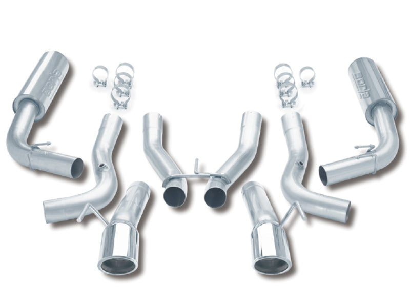Borla 1996-2002 Viper GTS/R/T-10 Coupe/Convertible 2dr with 2.5in Inlets SS Cat-Back Exhaust System