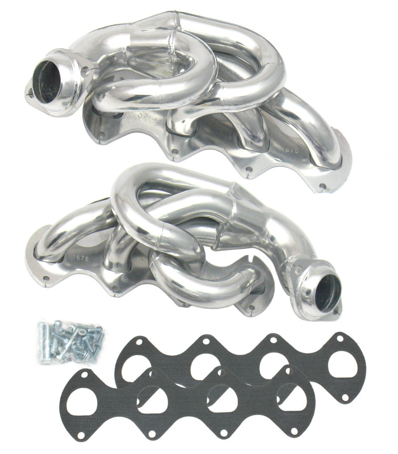 JBA 2005-2010 Ford Mustang 4.6L 3V 1-5/8in Primary Silver Ctd Cat4Ward Header