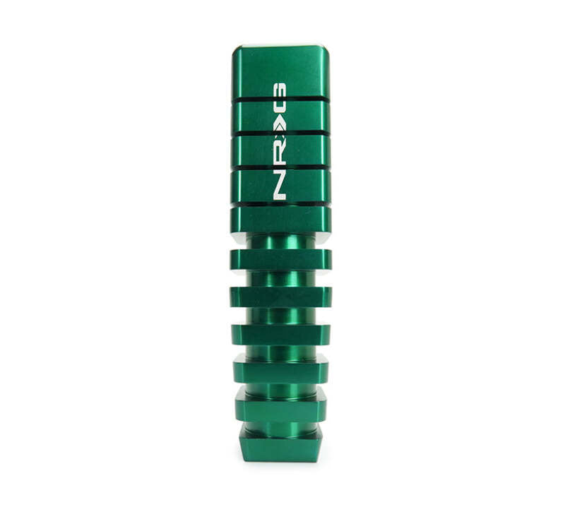 NRG Shift Knob - 20 Year Anniversary Weighted Square Heat Sink - Green