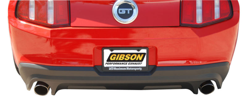 Gibson 2011-2014 Ford Mustang GT 5.0L 2.5in Axle-Back Dual Exhaust - Stainless - photo 2