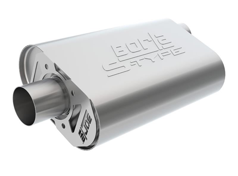 Borla 2011-2015 Chevrolet Camaro Stainless Steel Oval S-Type 2.5in Inlet/Outlet Crate Exhaust Muffler - photo 4