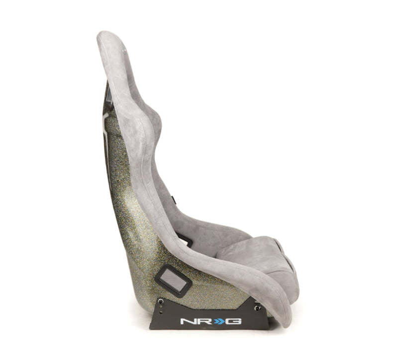NRG FRP Bucket Seat ULTRA Edition - Large (Grey Alcantara/Pearlized Back) (FRP-302GY-ULTRA) - photo 4