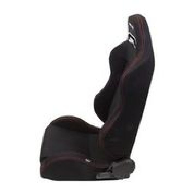 NRG Sport Seats (Pair) Type-R Cloth w/ NRG Logo - Black w/ Red Stitch (RSC-200L/R) - photo 3