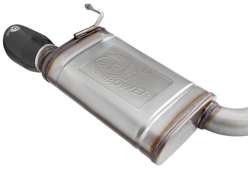 aFe MACH Force-Xp Exhausts Cat-Back 304 Stainless Steel Exhaust with Black Tips 2015-2016 Ford Mustang EcoBoost 2.3L - photo 3