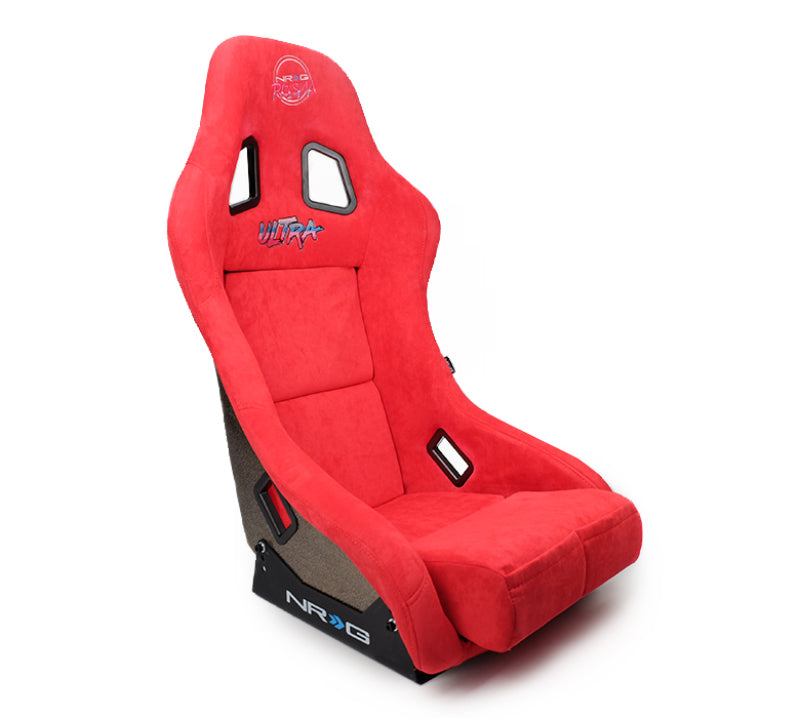 NRG FRP Bucket Seat ULTRA Edition - Medium (Red Alcantara/Pearlized Back) (FRP-303RD-ULTRA) - photo 2
