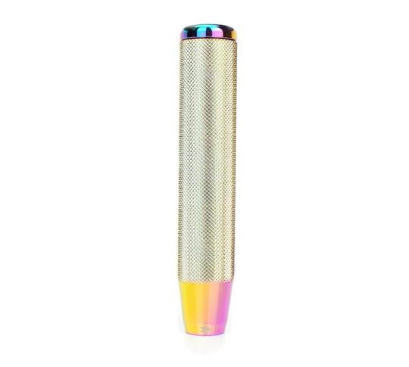 NRG Knurl Hidden Gem Shift Knob - Neo Chrome - Long