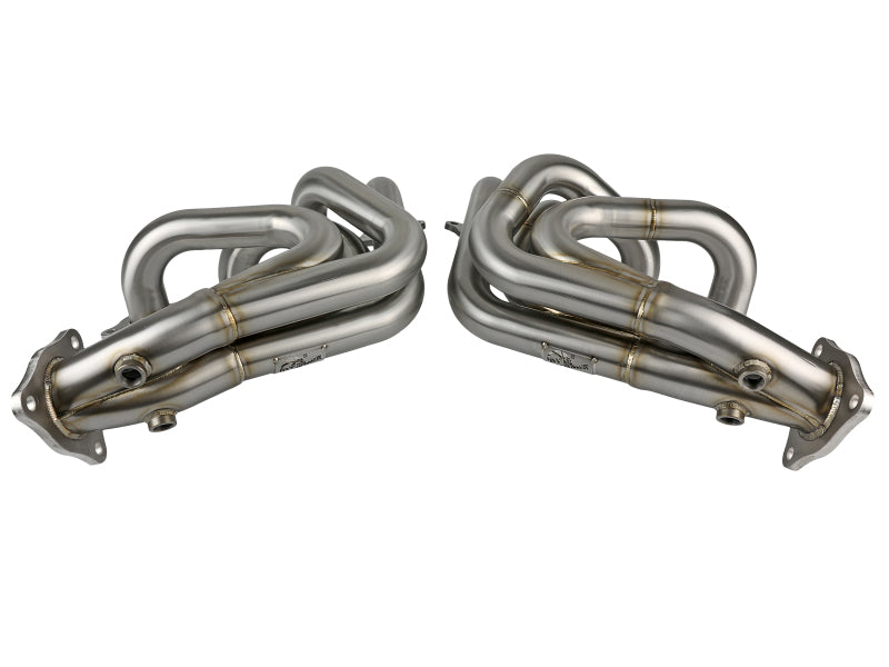 aFe Twisted 304 Stainless Steel Header 2020 Chevrolet Corvette (C8) 6.2L V8 - Brushed - photo 4