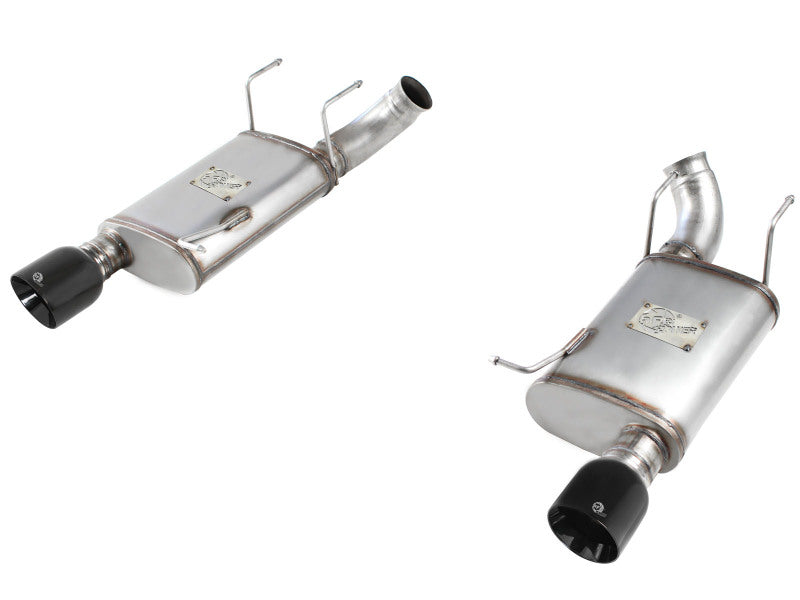 aFe MACH Force-Xp Exhaust 2011-2014 Ford Mustang GT V8-5.0L 3in. Stainless Steel Axle-Back with Black Tips - photo 2