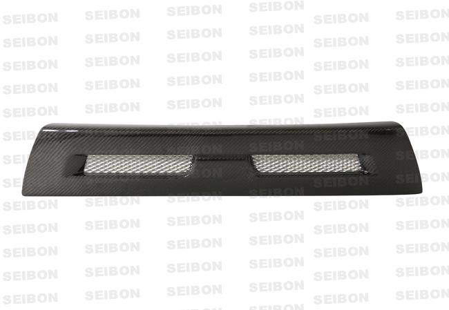 Seibon 2008-2012 Mitsubishi Lancer Evo X Shaved Emblem Carbon Fiber Front Grill