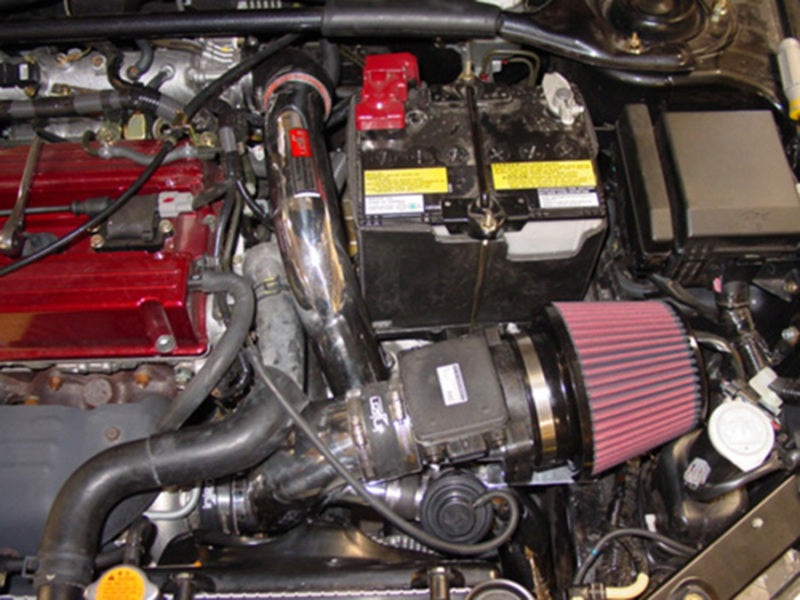 Injen 2003-2006 Evo 8/9/MR Cast Aluminum Intake System w/ Full Intercooler Piping Black Short Ram Intake (injSP1898BLK)