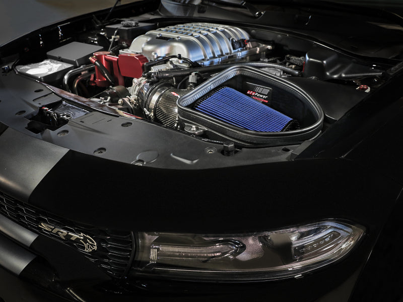 aFe Dodge Charger SRT Hellcat Redeye 2021-2023 V8-6.2L Track Series Stage-2 Carbon Fiber Intake Pro 5R (afe57-10027R) - photo 8