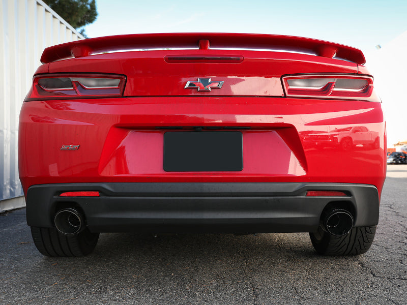 aFe POWER MACH Force-Xp 2.5in Axle-Back Exhaust System 2016-2020 Chevrolet Camaro SS V8 6.2L - Carbon Fiber - photo 6