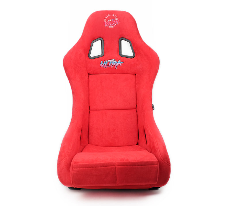 NRG FRP Bucket Seat ULTRA Edition - Medium (Red Alcantara/Pearlized Back) (FRP-303RD-ULTRA)