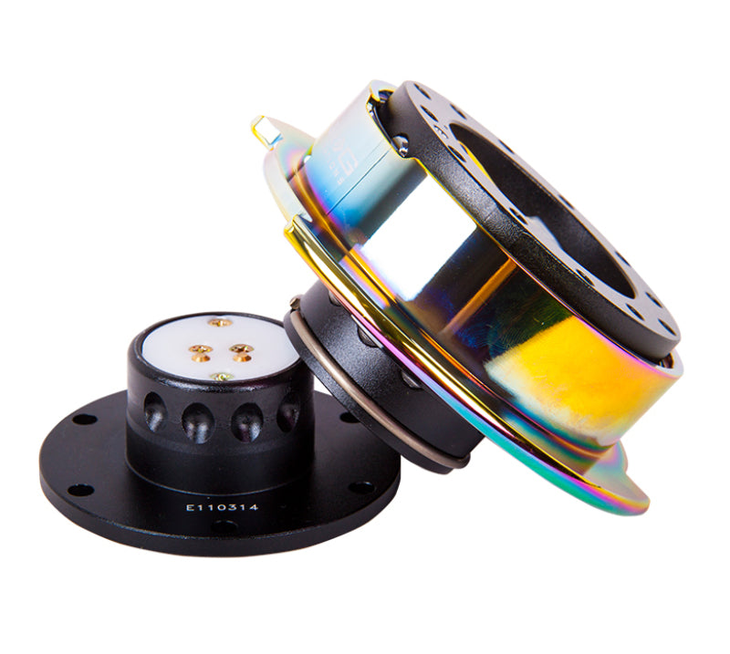 NRG Quick Release Gen 2.5 - Black Body / Neochrome Ring (SRK-250BK/MC) - photo 2