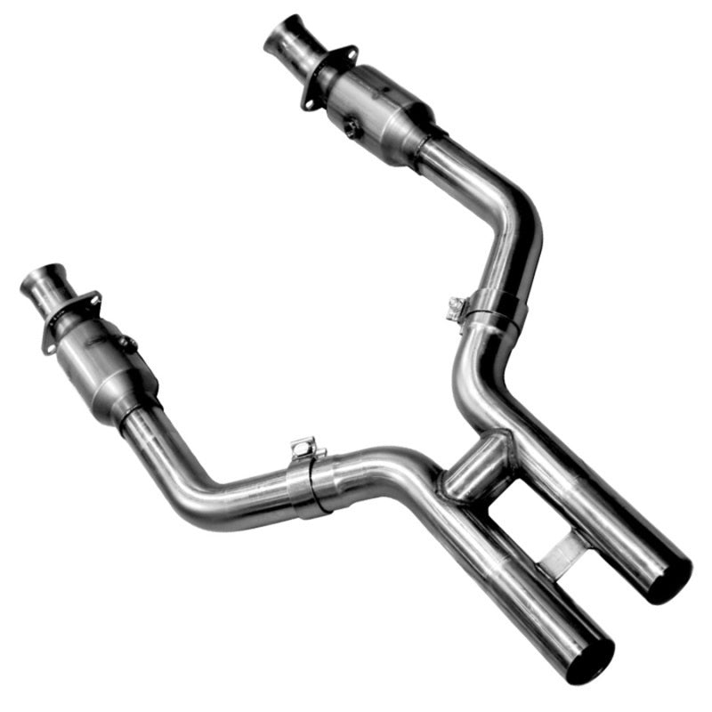 Kooks Headers 2005-2010 Ford Mustang GT Shelby GT Bullitt 1-5/8 x 2-1/2 (3V) Header & Green Catted H-Pipe Kit - photo 2
